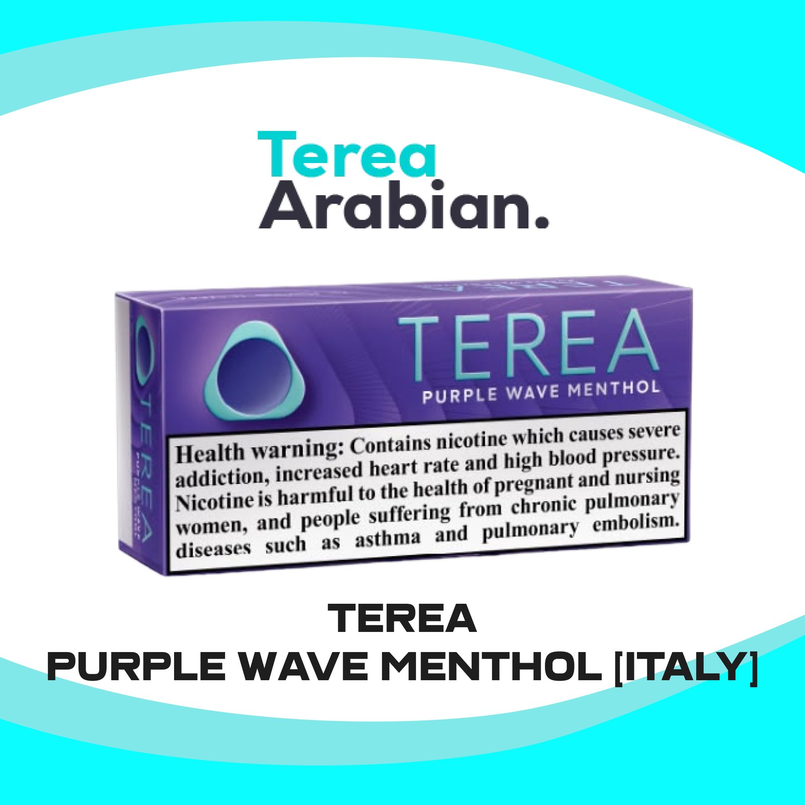 Terea Purple Wave Menthol Italy IQOS Terea Purple Wave Menthol From Italy - Image 1
