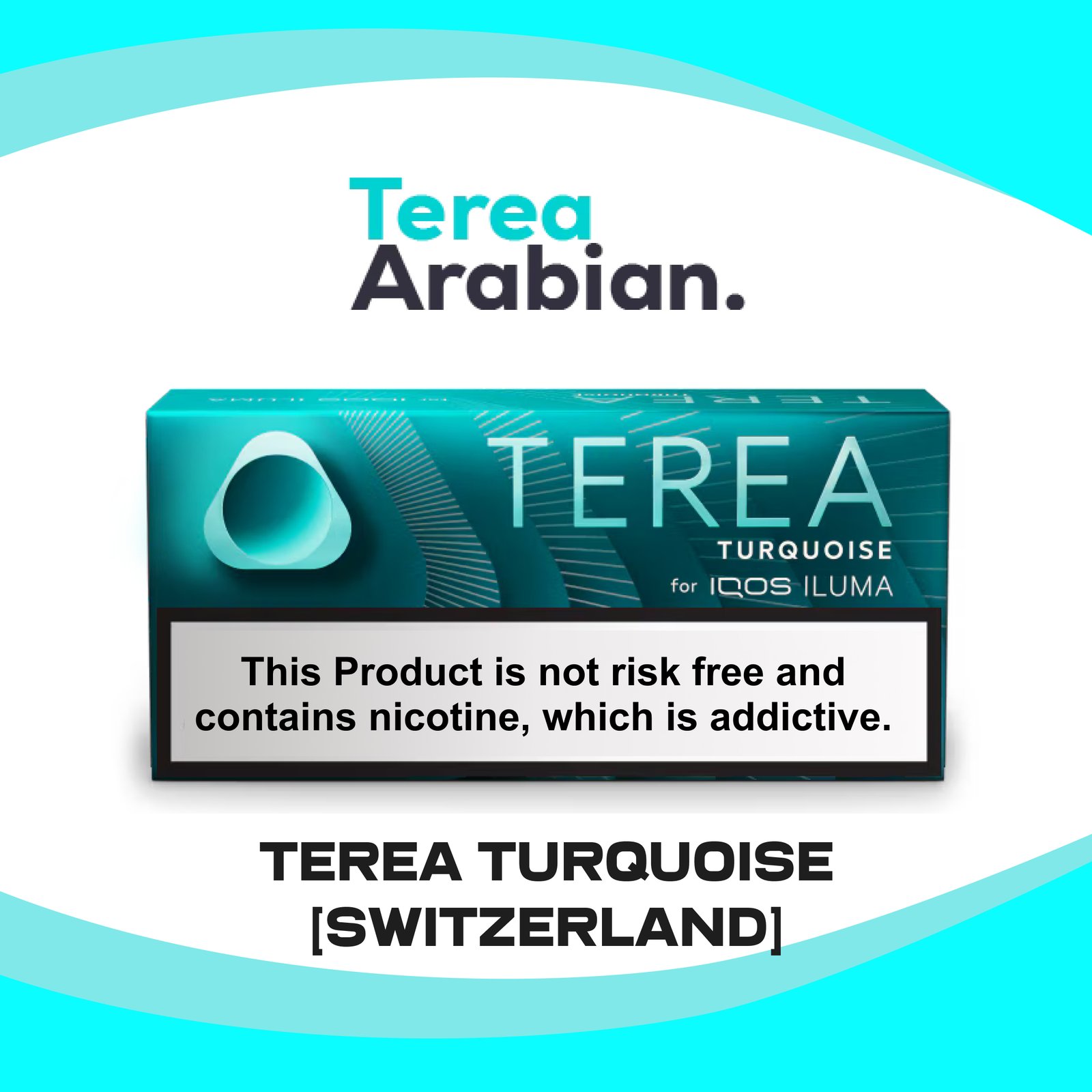 Terea Turquoise Switzerland IQOS Terea Turquoise From Switzerland - Image 1